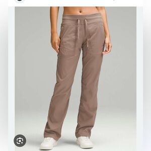 NWT lululemon Dance Studio Mid-Rise Pant *Regular, Taupetastic, Size 2